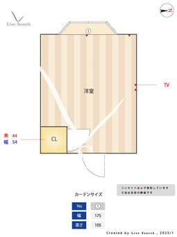 ドーミ―江坂コミュニティハウス 204 【大阪府江坂駅】 の間取り図
