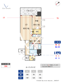 RJRプレシア博多駅南 502 【福岡県博多駅】 の間取り図