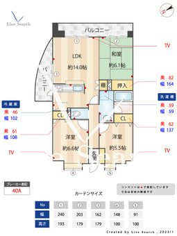西新南スペーススクエア 601 【福岡県西新駅】 の間取り図