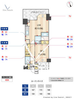 ベラカーサ池之端 218 【東京都湯島駅】 の間取り図
