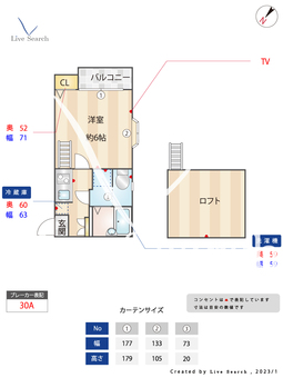 ピュア高宮弐番館 101 【福岡県高宮駅】 の間取り図