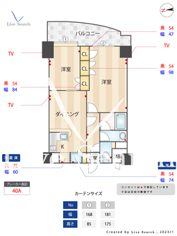 ワコーレ東日暮里Ⅱ 508 【東京都三ノ輪駅】 の間取り図
