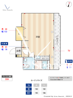 エトス大名 707 【福岡県赤坂駅】 の間取り図