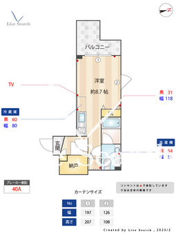 パーク目白台 301 【東京都護国寺駅】 の間取り図
