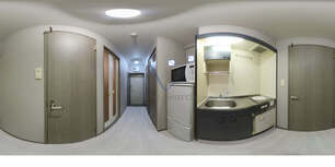 グリーンコート大濠 402 【福岡県西新駅】 の間取り図