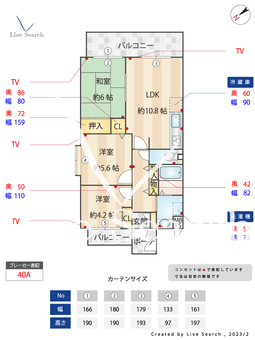 セレーヌコート中山手 201 【兵庫県県庁前駅】 の間取り図