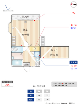 ライヴリィー歯科大前 101 【福岡県賀茂駅】 の間取り図