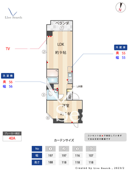 ジャルダン目白 503 【東京都目白駅】 の間取り図