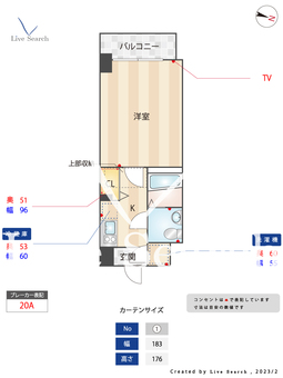 ユーエムライフ赤坂けやき通り 503 【福岡県赤坂駅】 の間取り図