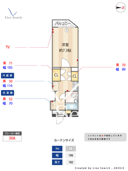 ピア新中野 301 【東京都新中野駅】 の間取り図