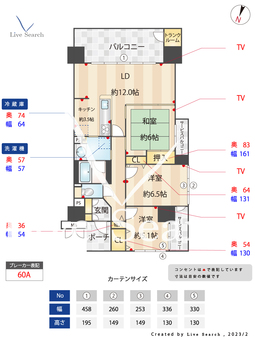 ルネ神戸磯上通 501 【兵庫県三ノ宮駅】 の間取り図