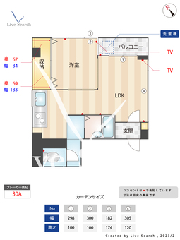 LIFE POCKET甲子園 301 【兵庫県甲子園駅】 の間取り図