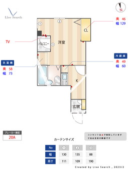 フラットみよし 201 【東京都雑司ヶ谷駅】 の間取り図