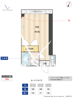 深沢ハイツ 205 【東京都初台駅】 の間取り図