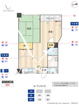 景雲ハイツ 403 【福岡県西鉄平尾駅】 の間取り図