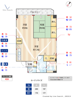 大山ビル 405 【福岡県薬院駅】 の間取り図