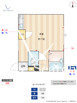 サンライズB棟 101 【東京都千歳船橋駅】 の間取り図