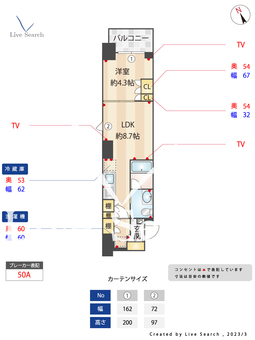 グランカーサ蔵前 601 【東京都蔵前駅】 の間取り図