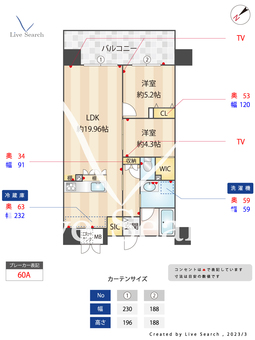ニューガイア川﨑No.70（8号タイプ） 308 【神奈川県新川崎駅】 の間取り図