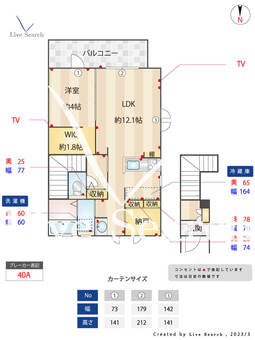 レジデンス ザフィーア 201 【福岡県野介駅】 の間取り図