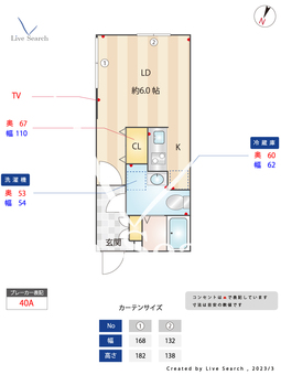ブランシェ不動前 402 【東京都不動前駅】 の間取り図