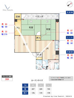 佐々木ビル 302 【福岡県薬院大通駅】 の間取り図