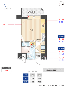 エステート・モア・高宮レーブ 521 【福岡県高宮駅】 の間取り図