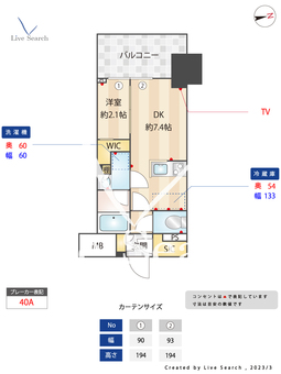 バウスステージ中野 906 【東京都中野駅】 の間取り図