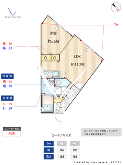 ALERO世田谷羽根木 301 【東京都東松原駅】 の間取り図