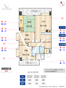 サンセベリア高宮 303 【福岡県高宮駅】 の間取り図