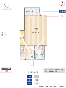ハーベストホーム 202 【東京都高円寺駅】 の間取り図