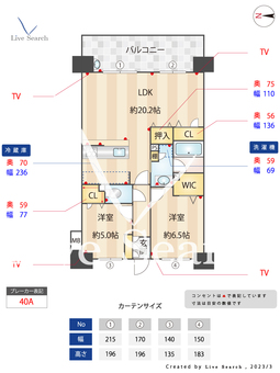 グランフォーレ大橋駅前レジデンス 705 【福岡県大橋駅】 の間取り図