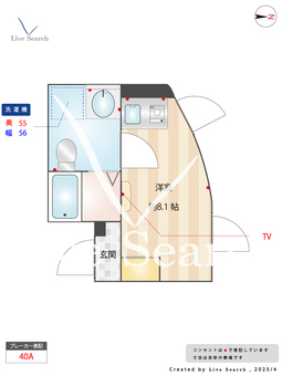 HJ　PLACE　YOYOGIUEHARA 203 【東京都東北沢駅】 の間取り図
