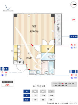 アバンセ室見 302 【福岡県室見駅】 の間取り図