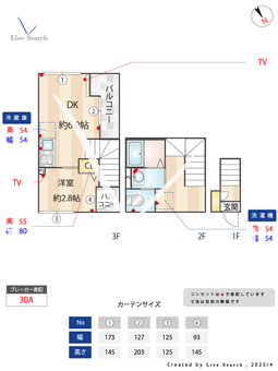 ミハス三軒茶屋Ⅳ 201 【三軒茶屋駅】 の間取り図