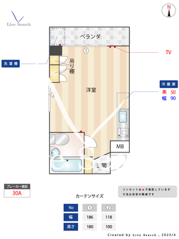 リヴァーヒルズ 201 【東京都中野新橋駅】 の間取り図