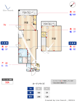 Jolly 202 【東京都目黒駅】 の間取り図
