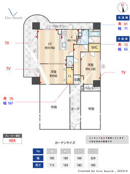 アーバンパレスアクス大濠Ⅲ 803 【福岡県大濠公園駅】 の間取り図