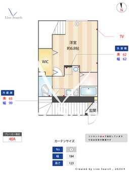 ミハス千歳船橋 201 【東京都千歳船橋駅】 の間取り図