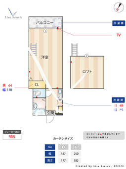 アンジェリーク平和 102 【福岡県平尾駅】 の間取り図