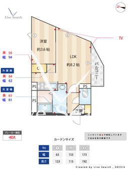 FLUFFY西早稲田 803 【東京都早稲田駅】 の間取り図