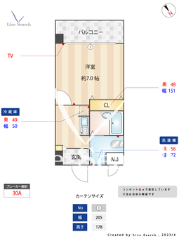 ダイナコートエスタディオ平尾 602 【福岡県平尾駅】 の間取り図