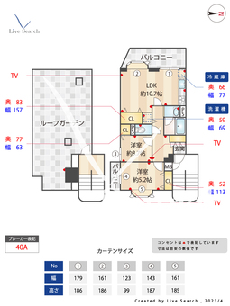 ライオンズマンション六浦台 307 【神奈川県六浦駅】 の間取り図