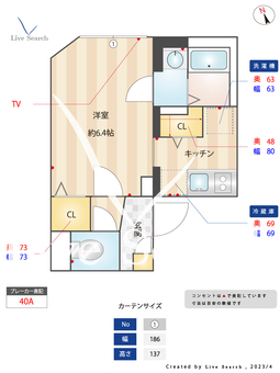 Reguno Vento　（レグノ　ヴェント） 403 【東京都豪徳寺駅】 の間取り図
