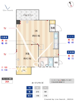 ファミーユTAKADA 203 【東京都梅屋敷駅】 の間取り図