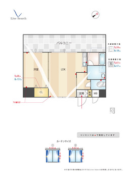 Will do 呉服町 801 【福岡県呉服町駅】 の間取り図
