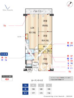 朝霧マンションA棟 312 【兵庫県ＪＲ朝霧駅】 の間取り図