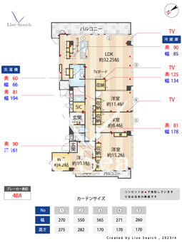 北小金ビューハイツ 701 【千葉県北小金駅】 の間取り図