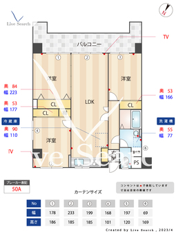 MAC箱崎コート 808 【福岡県柚須駅】 の間取り図