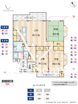 研究学園5団地524号棟 304 【兵庫県学園都市駅】 の間取り図